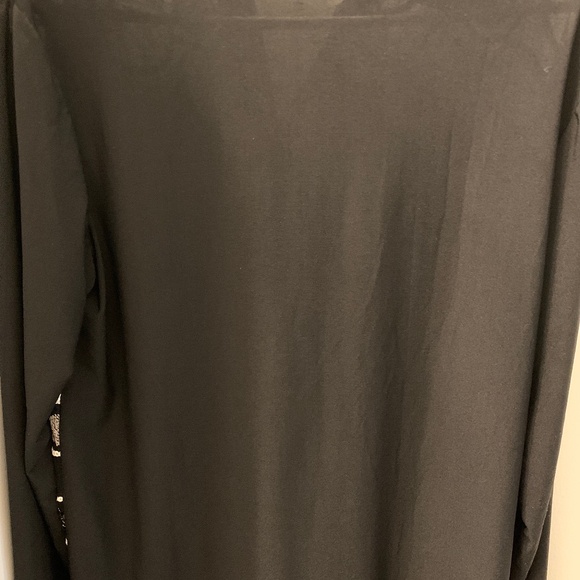 Rare Custom Designed Black Blouse Size Large - Picture 6 of 7